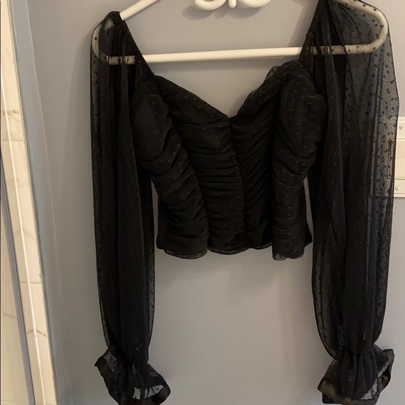 Black fancy shirt from M Boutique - Picture 1 of 2